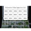 100V 15 Value 150pcs Polyester Film Capacitor Assorted kit Box assorstment Durable and Easy to Install view 1
