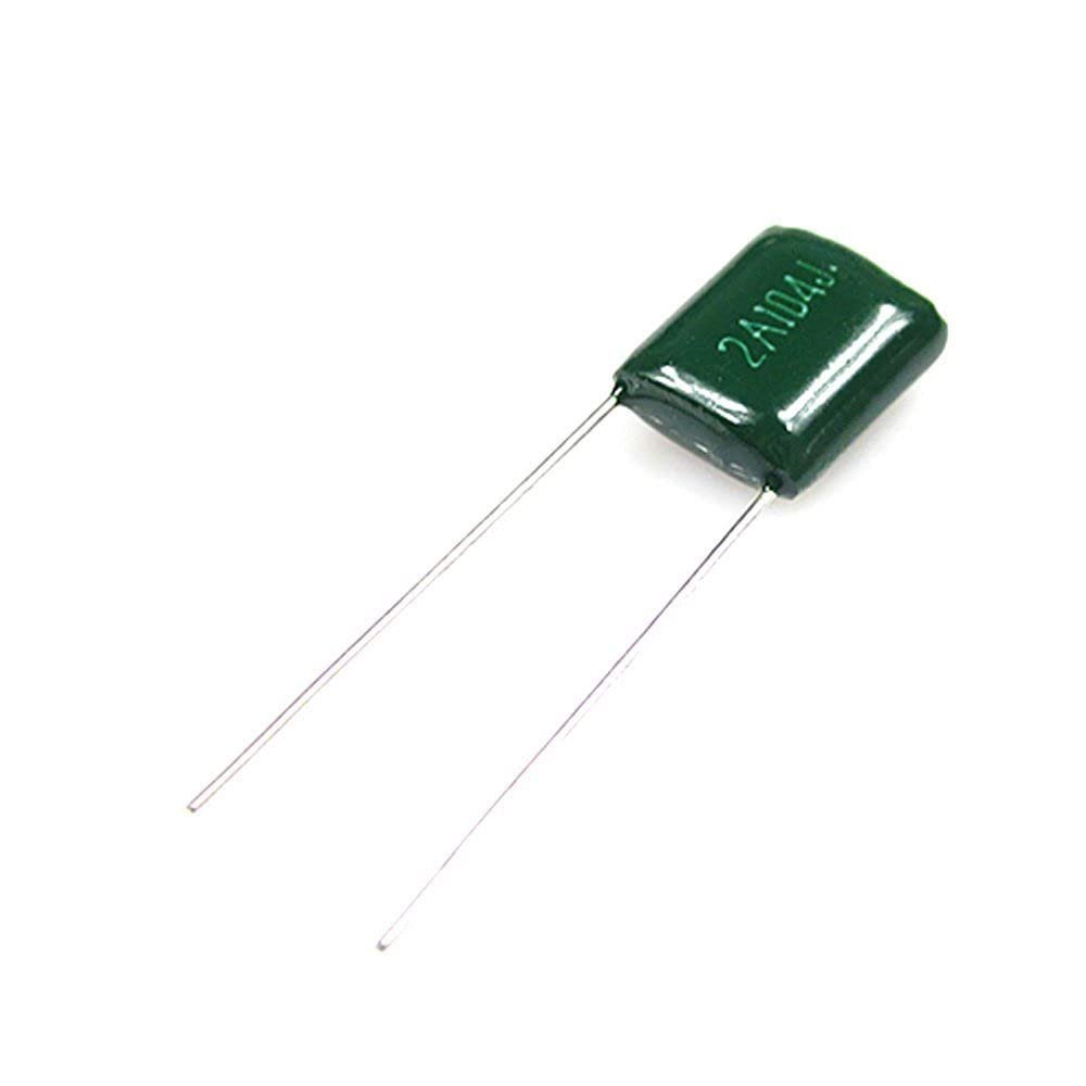 20pcs Polyester Film Capacitor 2A104J 100V 100nF 0.1uF