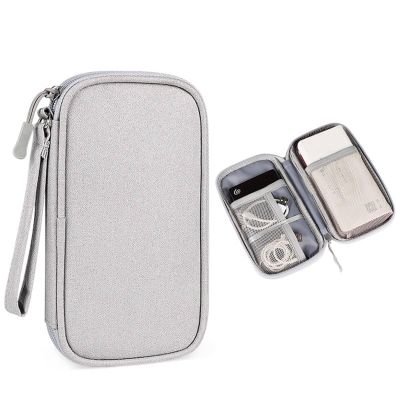 FDEYJSNG Digital Data Cable Storage Bag Waterproof U Disk Hard Drive Headset Multi-Function Storage Bag