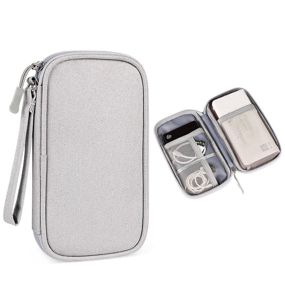 FDEYJSNG Digital Data Cable Storage Bag Waterproof U Disk Hard Drive Headset Multi-Function Storage Bag