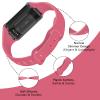 TopPerfekt Slim Bands Compatible with Fitbit Charge 6 Women Men, Adjustable Soft Silicone Sport Replacement Watch Band Straps Wristbands Bracelet for Charge 5 (Pink) view 2