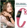 TopPerfekt Slim Bands Compatible with Fitbit Charge 6 Women Men, Adjustable Soft Silicone Sport Replacement Watch Band Straps Wristbands Bracelet for Charge 5 (Pink) view 4