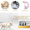 Fanoshon White Cable Management Sleeves 2 PCS Cord Protectors for USB Cable Power Audio Video Wire Cables - Protect Cats Dogs Pets from Chewing Cords view 3