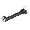 NICEYRIG Rosette Mount Bracket Extension Arm with NATO Lock Clamp, Quick Release Rail, Microphone Cold Shoe for ARRI Standard Rosette Handle Grip - 495 view 4