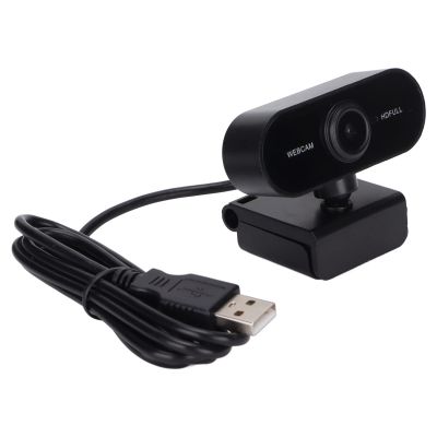 HD Computer Camera, Plastic Auto Focus 1080P Webcam Laptop Desktop Clear Output for Live Broadcast for Video Call for Conference