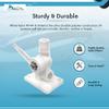 Marine City Heavy Duty Nylon Ratcheting Adjustable Antenna Base Mount for Boats - for VHF, AIS, GPS, RV Wi-Fi or All Radiolabs Antennas view 4