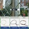 Stainless Steel Zip Ties 100PCS 11.8 Inch Heavy Duty Metal Self Locking Cable Ties for Chain Link Fence, Exhaust Wrap, Thermal Insulation, Outdoor, Industrial Use view 4