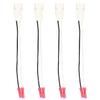 Car Speaker Adapter Wire Harness Front Rear Door 72-6514 Compatible with Dodge Chrysler Town & Country Dakota Ram Wrangler Speaker Wiring Harness Speaker Connector 4 Pack view 1