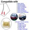 Car Speaker Adapter Wire Harness Front Rear Door 72-6514 Compatible with Dodge Chrysler Town & Country Dakota Ram Wrangler Speaker Wiring Harness Speaker Connector 4 Pack view 3