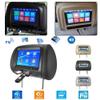 Universal Car Headrest Monitor - 7 Inch Adjustable Car Rear Seat Multi-Media Player Entertainment Display Screens Monitor for DVD Player and Video Games Grey view 3