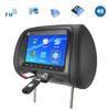 Universal Car Headrest Monitor - 7 Inch Adjustable Car Rear Seat Multi-Media Player Entertainment Display Screens Monitor for DVD Player and Video Games Grey view 4