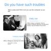 JCSKY Computer Screen Protector Privacy Screen Panel for Diagonally 17-32 inches Computer Monitor, Anti Blue Light Anti-Scratch Hanging Easy Installation / 19in 425x277mm view 3