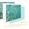 DRILLYR 22-80 Inches TV Waterproof/Dust Proof Cover, Painting Printing LCD TV Screen Protector Indoor Living Room Decoration Dust Cover,37inch view 3