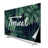 DRILLYR Universal TV Dust Cover for 49-75 Inch Flat/Curved Screen Television, Waterproof TV Screen Protector Indoor Bedroom Living Room Decoration,70inch view 1