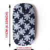 2.4G Wireless Mouse with Cute Pattern Design for All Laptops and Desktops with Nano Receiver - Chestnut Leaves Zentangle view 2