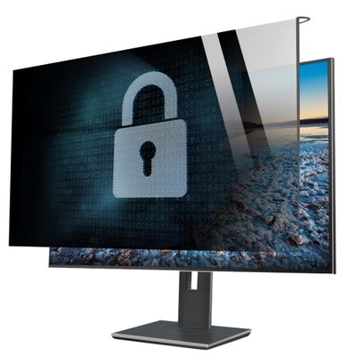 JCSKY 17-19 Inch Computer Privacy Screen Filter, Hanging Privacy Filter Screen Protector for Widescreen Desktop PC Monitor / 17in 354x290mm
