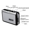 WDMWYZ Cassette Player Stereo Walkman USB Power Supply Portable Player Converting Tapes to MP3 Creative Gifts,Black view 2