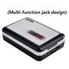 WDMWYZ Cassette Player Stereo Walkman USB Power Supply Portable Player Converting Tapes to MP3 Creative Gifts,Black view 4