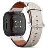 CJBROES Replacement Leather Watch Band, Compatible with Fitbit Versa 3 and Fitbit Sense of Wristband Bracelet Accessory - School Icons view 1