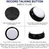 Voice Recording Button, Recordable Button Buzzer Talking Button Record Sound Box 30 Seconds Recording Press Buttons for Dogs, Funny Gift for Study Office Home view 3