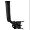 RCA TV Antenna Mount - Universal, Adjustable, Outdoor and Attic TV Antenna Mast. 18.8-Inch Steel J-Pole with Adjustable Bracket, Weatherproof, Mounting Hardware Included, Black (VH119E) view 2