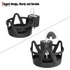 HeyMoonTong Outlet Wall Mount Holder Stand Fits for Apple HomePod Mini, A Space-Saving Accessory for HomePod Mini Smart Home Speakers with Cord Management, Hide Messy Wires (Black) view 3