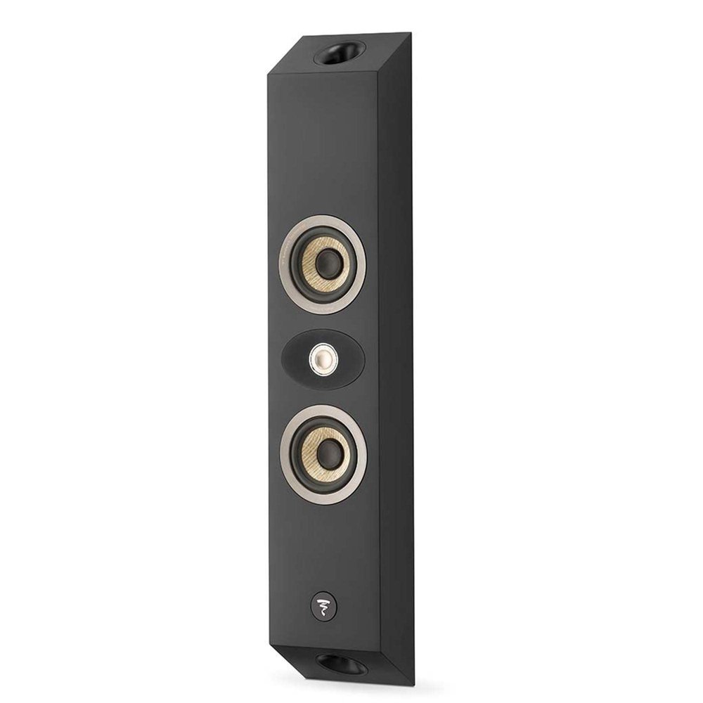 Focal FONWALL301-BL Bass-Reflex 2-Way On-Wall 301 Loudspeaker - Black