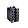 SDS-3016-2GTX, Smart Managed Ethernet Switch with 14 10/100BaseT(X) Ports, 2 10/100/1000BaseT(X) Ports, and -10 to 60C Operating Temperature, Dual Power Supply 12/24/48 VDC view 1