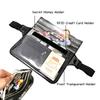 EMSEEK Waterproof Waist Pouch Dry Belt Bag Fanny Pack Keep Your Key Fob Wallet Kindle Phone Dry Perfect For Swim Surf Snorkel(Black) view 2