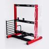 ATX Motherboard Test Bench Open Air Frame Computer Case Mining Rig Frame Aluminum Bracket with 7 PCI Extension Slots Board Overclocking Heat Dissipation GPU Support, Red view 1
