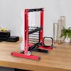 ATX Motherboard Test Bench Open Air Frame Computer Case Mining Rig Frame Aluminum Bracket with 7 PCI Extension Slots Board Overclocking Heat Dissipation GPU Support, Red view 3