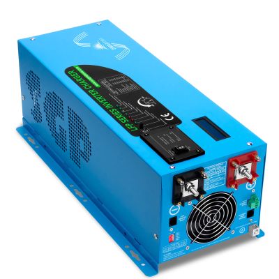 3000W 24Vdc Pure Sine Wave Inverter Low Frequency 120Vac Input to 120 Vac Output 50/60 Hz with Battery Charger Off-Grid 9000W Peak Made by SUNGOLDPOWER