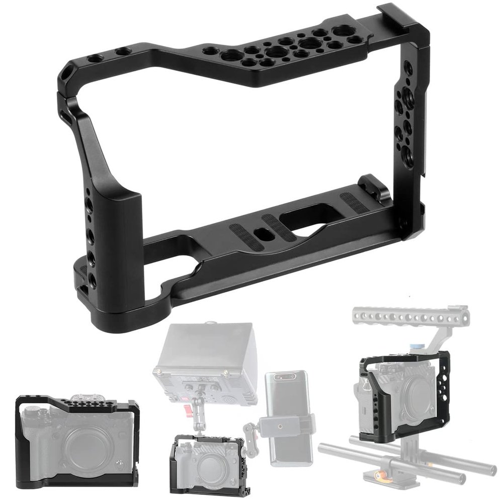 FEICHAO Camera Cage Protective Case Compatible with Fujifilm XT3 XT2 Camera