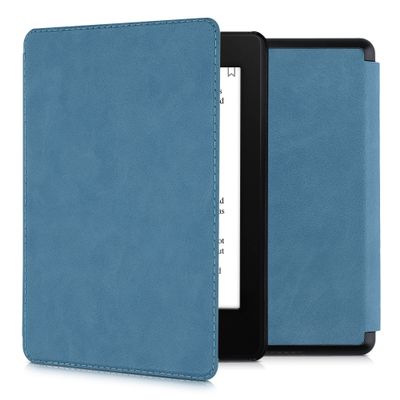 kwmobile Case Compatible with Amazon Kindle Paperwhite 11. Generation 2021 Case - Cover for eReader with Magnetic Closure - Petrol