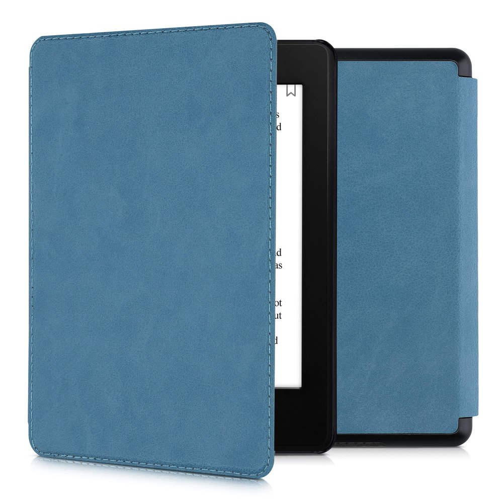 kwmobile Case Compatible with Amazon Kindle Paperwhite 11. Generation 2021 Case - Cover for eReader with Magnetic Closure - Petrol