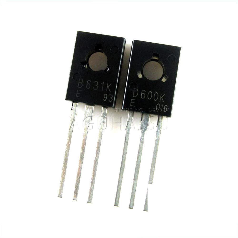 1Pcs/lot 2SD600K D600K 2SB631K B631K Original Authentic TO-128 1pcs D600K + 1pcs B631K