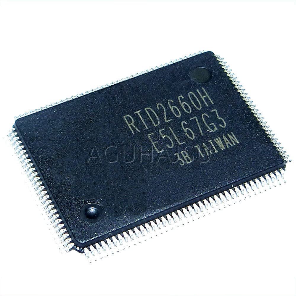 RTD2660 RTD2660-GR High-Definition LCD Color TV decoding chip QFP128