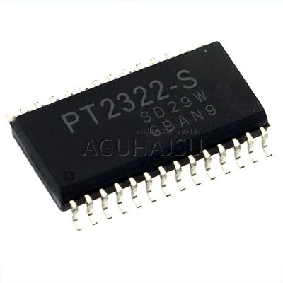 2Pcs PT2322-S PT2322S PT2322 2322 SOP28 Patch 28 feet 6 Channel Audio Processing Integrated Circuit IC chip