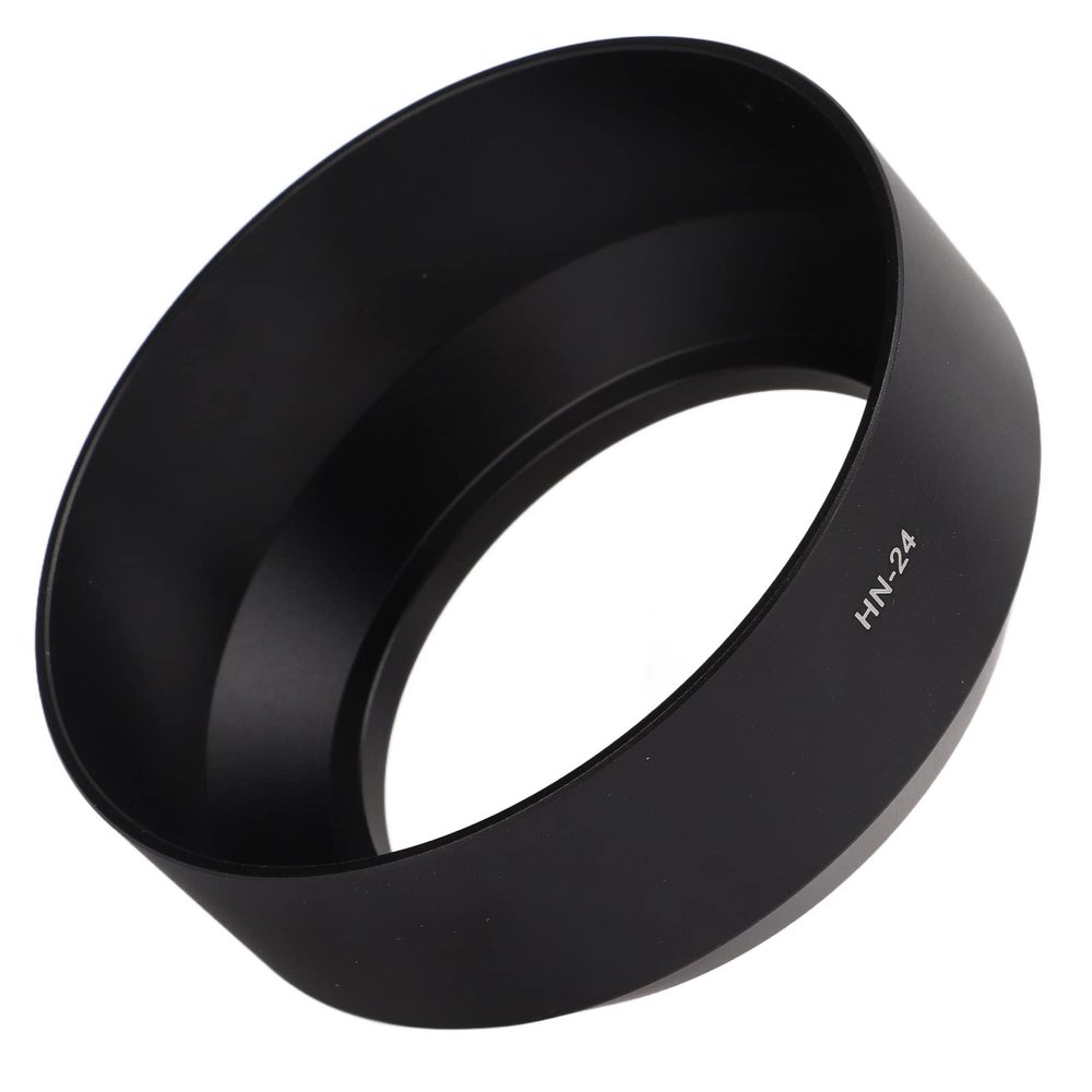 VBESTLIFE Lens Hood, HN24 Full Metal Camera Lens Hood Shade for AF 75300mm F / 4.55.6
