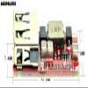 1PCS Fine 6-24V 12V/24V to 5V 3A CAR USB Charger Module DC Buck Step Down Converter 12v 5v Power Supply Module view 2