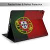Portugal Flag Touch Screen Tablet Computer Cases Compatible with for Ipad 7th 10.2" Portable Cover Protector Protective Stand Back Shell Cell TPU Frame view 2
