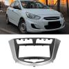 Aramox 2Din ABS Center Control DVD Car Stereo Fascia Navigation Panel Frame, Compatible with i25//Accent 2010-2014 view 3