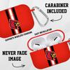 Affinity Bands Louisville Cardinals HD Case Cover Compatible with Apple AirPods Pro 1 & 2 (Stripes) view 2