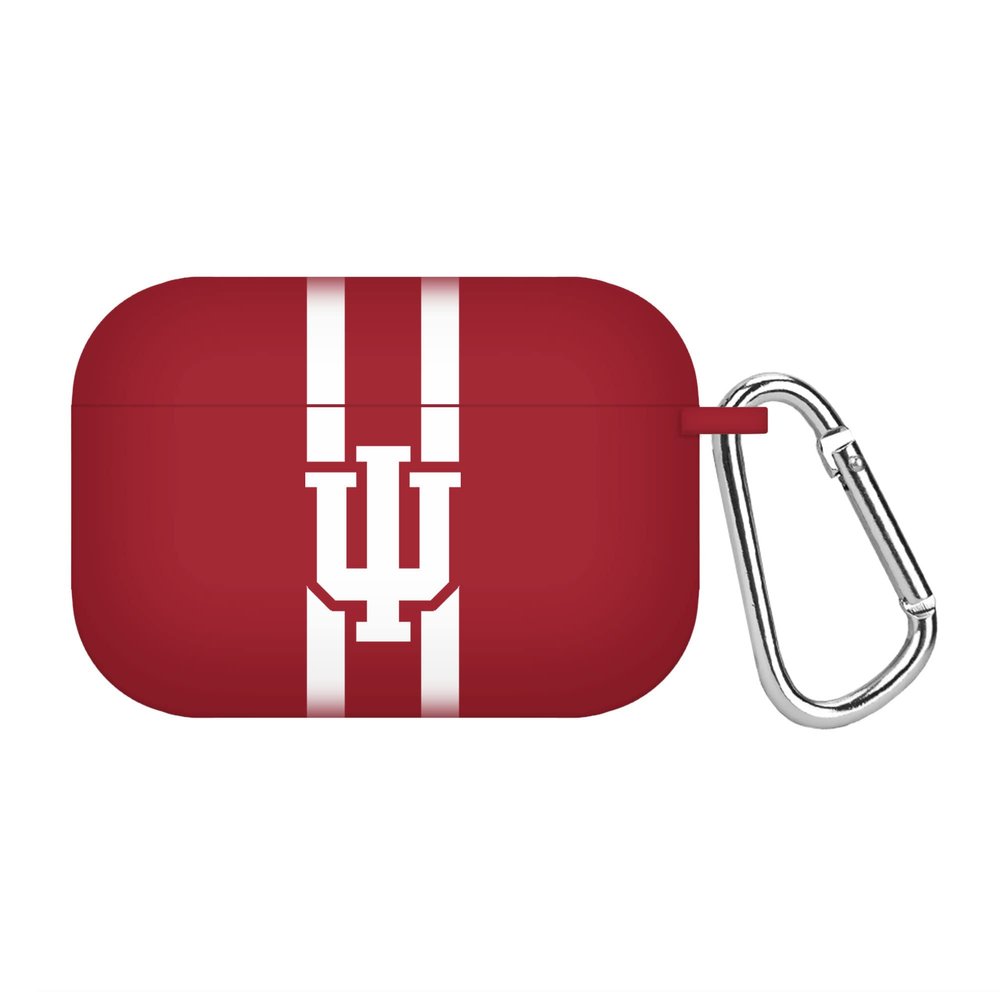 Affinity Bands Indiana Hoosiers HD Case Cover Compatible with Apple AirPods Pro 1 & 2 (Stripes)