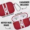 Affinity Bands Indiana Hoosiers HD Case Cover Compatible with Apple AirPods Pro 1 & 2 (Stripes) view 2