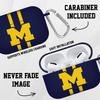 Affinity Bands Michigan Wolverines HD Case Cover Compatible with Apple AirPods Pro 1 & 2 (Stripes) view 2