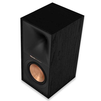 Klipsch Reference Next-Generation R-50M Horn-Loaded Bookshelf Speakers with 5.25 Spun-Copper Woofers for Best-in-Class Home Theater Sound in Black