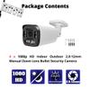 Evertech 1080P Bullet Security Camera Hybrid AHD TVI CVI Analog 2.4MP Indoor Outdoor Weatherproof Surveillance Camera 98Ft Night Vision Manual Zoom Lens (4 Pack) view 2