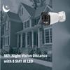 Evertech 1080P Bullet Security Camera Hybrid AHD TVI CVI Analog 2.4MP Indoor Outdoor Weatherproof Surveillance Camera 98Ft Night Vision Manual Zoom Lens (4 Pack) view 4