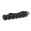 Legrand 694558, Power Strip, Power Strip with 6 Outlets, Cable 1.5 m, Black/Dark Grey view 2